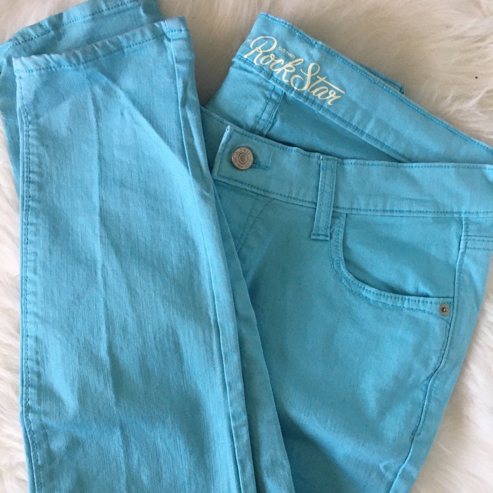 Old Navy Blue Rockstar Jeans